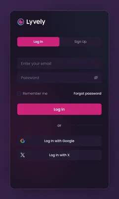 Old log-in card.
